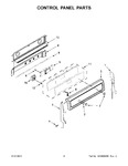 Diagram for 03 - Control Panel Parts