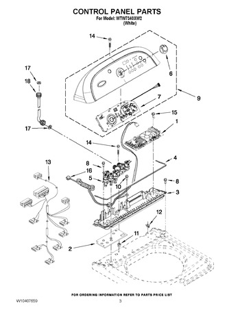 Diagram for WTW7340XW2