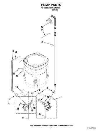 Diagram for WTW7340XW2