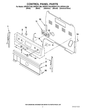 Diagram for WFE361LVS0