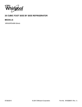 Diagram for WRS325FDAB06