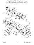 Diagram for 06 - Motor And Ice Container Parts