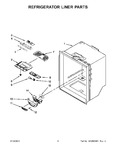 Diagram for 04 - Refrigerator Liner Parts