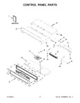 Diagram for 02 - Control Panel Parts