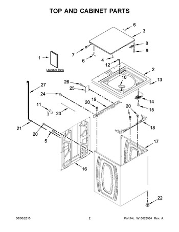 Diagram for WTW4915EW1