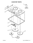 Diagram for 02 - Cooktop Parts