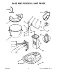 Diagram for 05 - Base And Pedestal Unit Parts