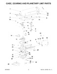 Diagram for 02 - Case, Gearing And Planetary Unit Parts