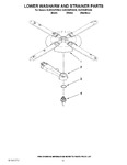 Diagram for 11 - Lower Washarm And Strainer Parts