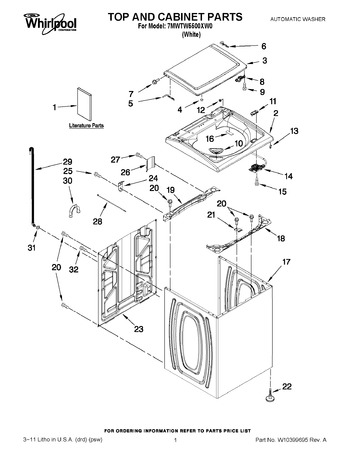 Diagram for 7MWTW5500XW0