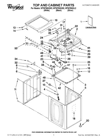 Diagram for WTW7800XB2