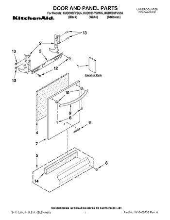 Diagram for KUDC03FVWH5