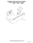 Diagram for 02 - Control Panel And Latch Parts