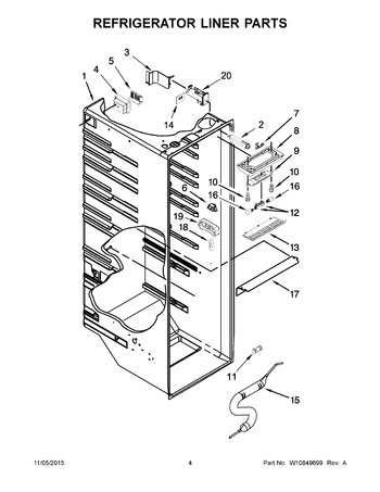 Diagram for WRS571CIDW00