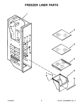 Diagram for WRS571CIDW00