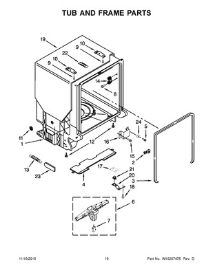 whirlpool dishwasher du915pwps2