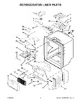 Diagram for 03 - Refrigerator Liner Parts