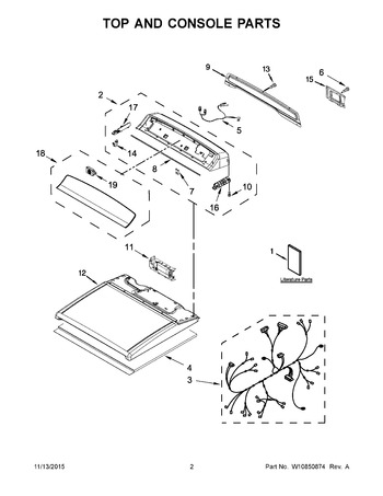 Diagram for WED8000DW2