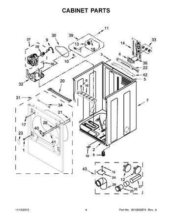 Diagram for WED8000DW2