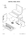 Diagram for 02 - Control Panel Parts