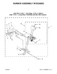 Diagram for 05 - Burner Assembly W10336852