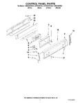 Diagram for 02 - Control Panel Parts