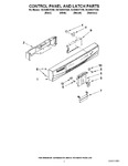 Diagram for 02 - Control Panel And Latch Parts