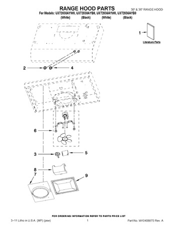 Diagram for UXT2036AYW0