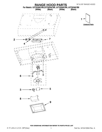 Diagram for UXT3030AYW0