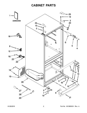 Diagram for WRF560SEYB05