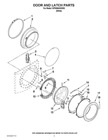 Diagram for WFW9640XW00