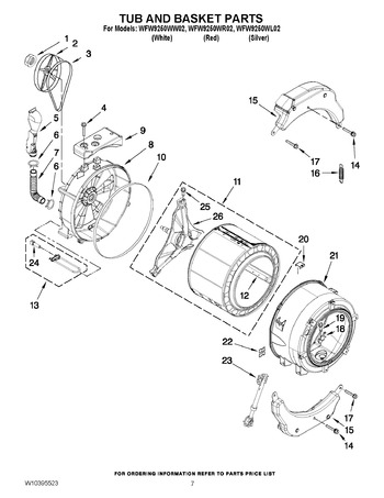 Diagram for WFW9250WW02