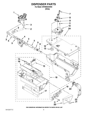 Diagram for WFW9640XW00