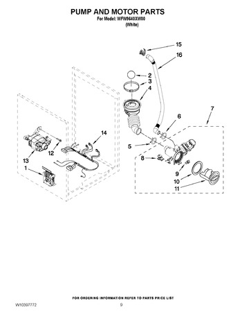 Diagram for WFW9640XW00