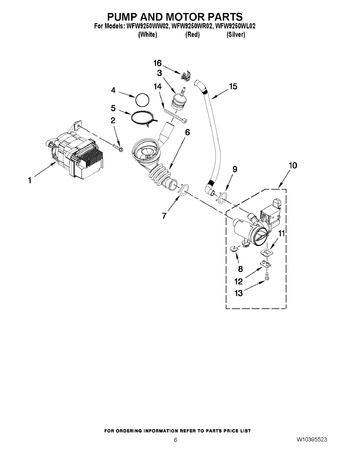 Diagram for WFW9250WW02