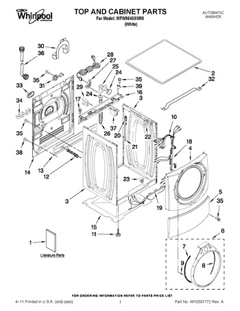 Diagram for WFW9640XW00