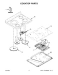 Diagram for 02 - Cooktop Parts