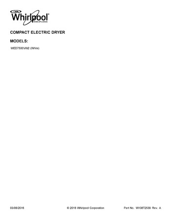 Diagram for WED7500VW2