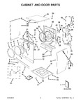 Diagram for 02 - Cabinet And Door Parts