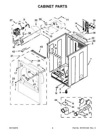 Diagram for WED8000DW0