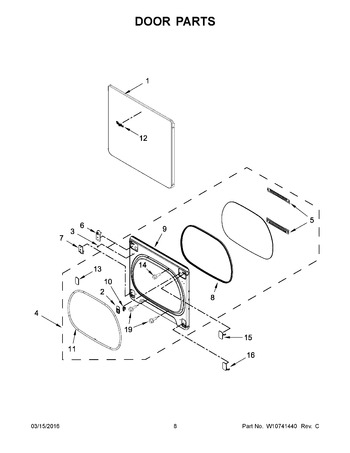 Diagram for WED8000DW0