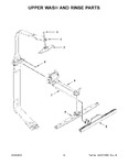 Diagram for 08 - Upper Wash And Rinse Parts