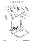 Diagram for 02 - Top And Console Parts