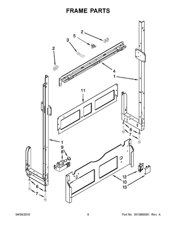 Diagram for WDF550SAFS0