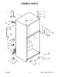 Diagram for 02 - Cabinet Parts