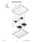 Diagram for 02 - Cooktop Parts