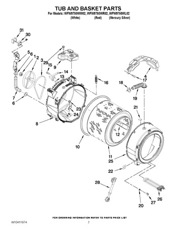 Diagram for WFW9750WR02