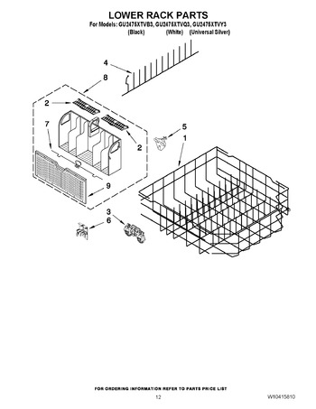 Diagram for GU2475XTVY3