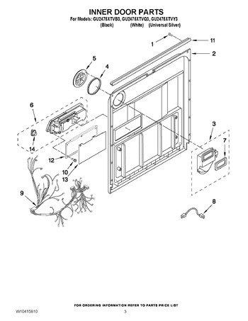 Diagram for GU2475XTVY3