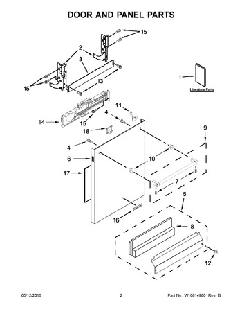 Diagram for KDTE104EWH1